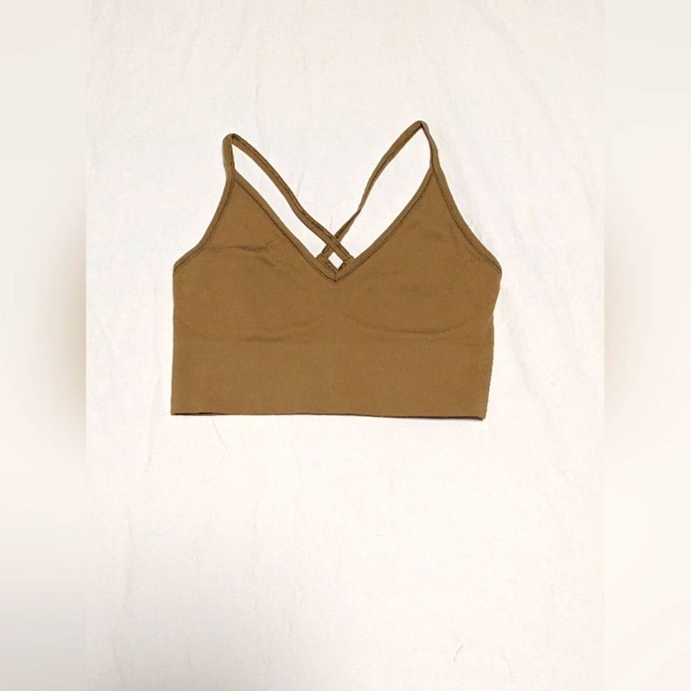 Women's DSG bra top, brown